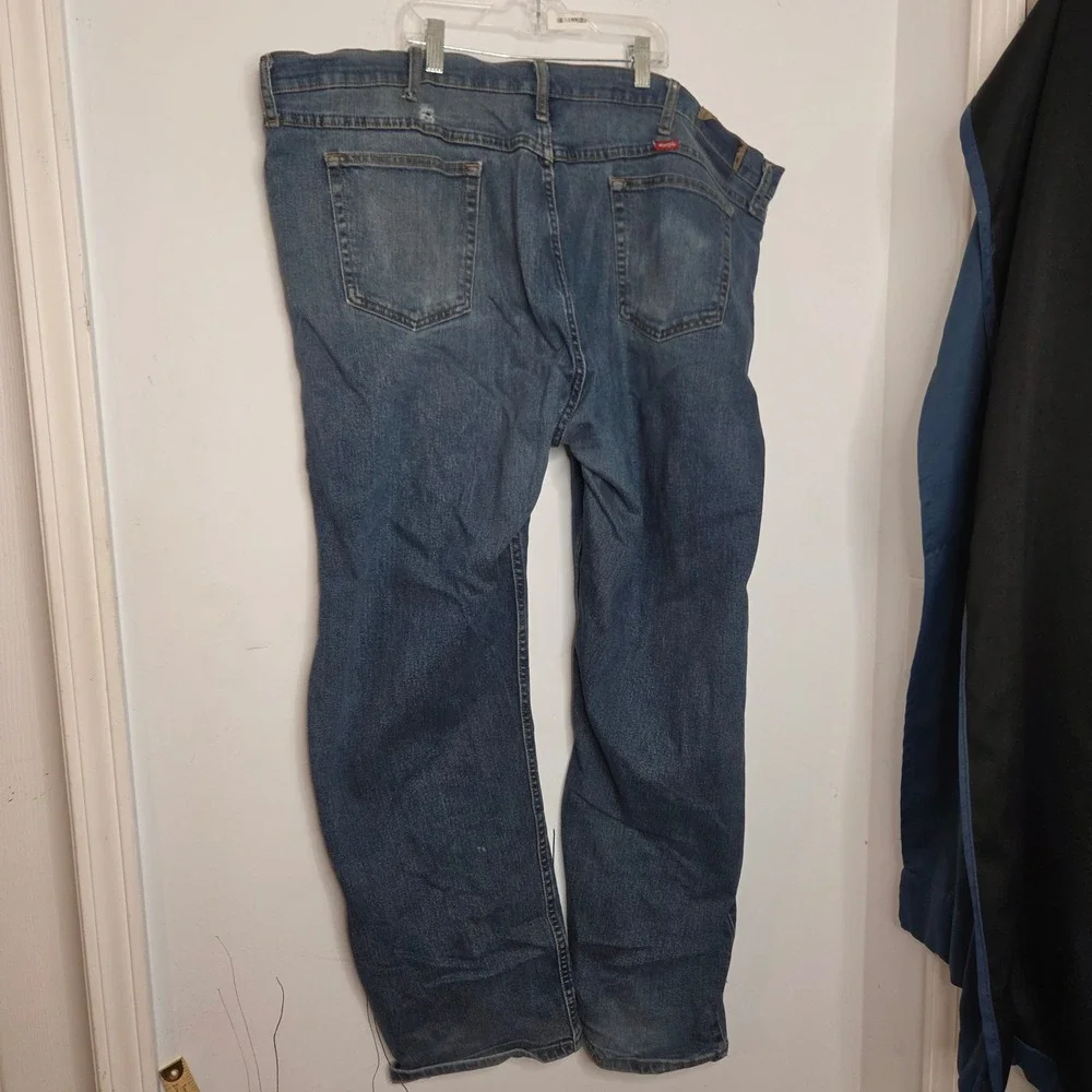 Wrangler‎ Five Star Premium Denim Mens 46x32 Blue Straight Leg Jeans 97FXWXD